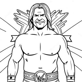 דף צביעה של Wwe דפי צביעה
