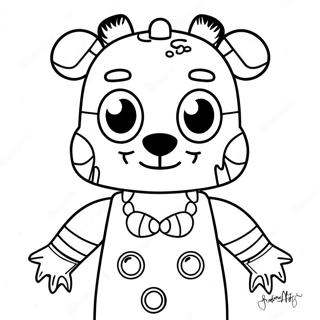 דף צביעה של מיקום אחות Fnaf דפי צביעה
