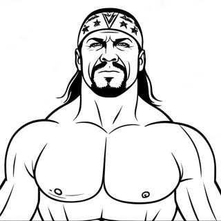 דף צביעה של עטיפת קלסר Wwe דפי צביעה