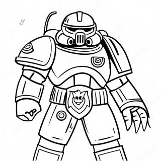 דף צביעה של Warhammer 40,000 דפי צביעה