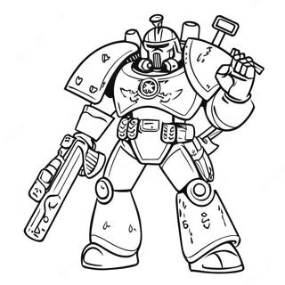 דף צביעה של Warhammer 40,000 דפי צביעה