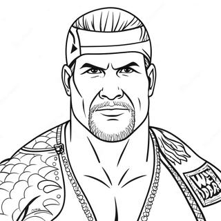 דף צביעה של Wwe דפי צביעה