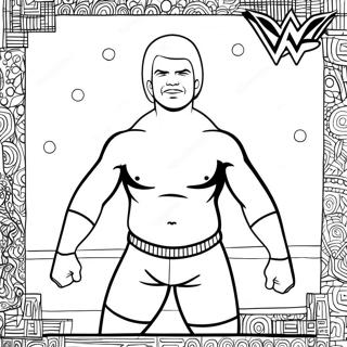 דף צביעה של חבר את הנקודות - Wwe דפי צביעה