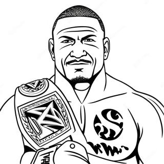 דף צביעה: אלוף Wwe דפי צביעה