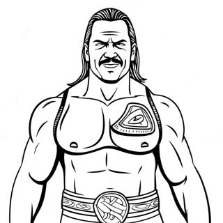 דף צביעה של Wwe דפי צביעה