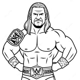 דף צביעה של Wwe דפי צביעה