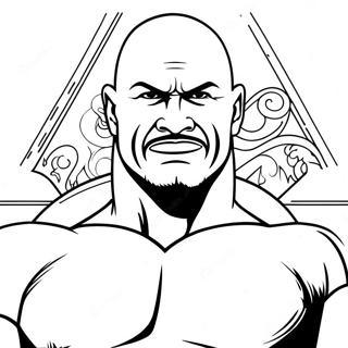 דף צביעה של Wwe דפי צביעה