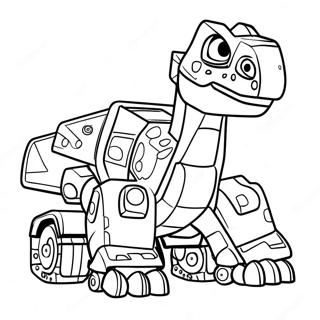 Dinotrux דפי צביעה