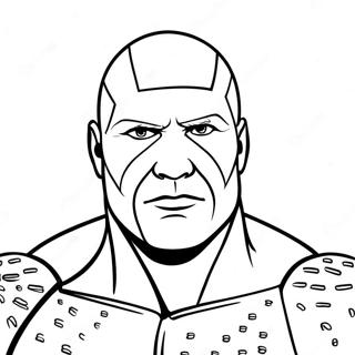 דף צביעה של Wwe עם סמן נקודה דפי צביעה