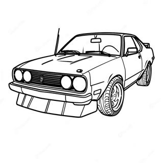 דף צביעה של רכב Jdm דפי צביעה