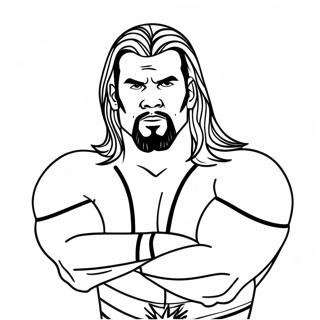 הפוך תמונה ל-Wwe - דף צביעה דפי צביעה
