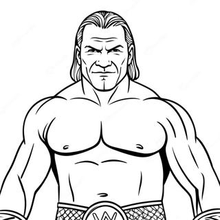 הפוך תמונה ל-Wwe - דף צביעה דפי צביעה