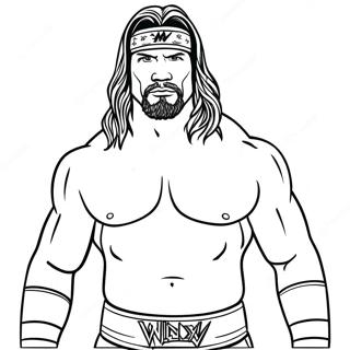 דף צביעה של Wwe דפי צביעה