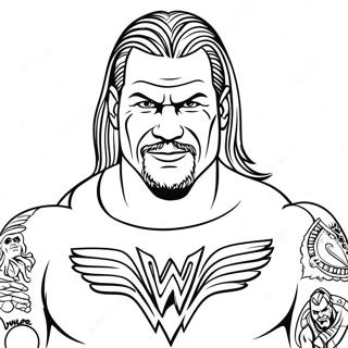 דף צביעה של Wwe דפי צביעה